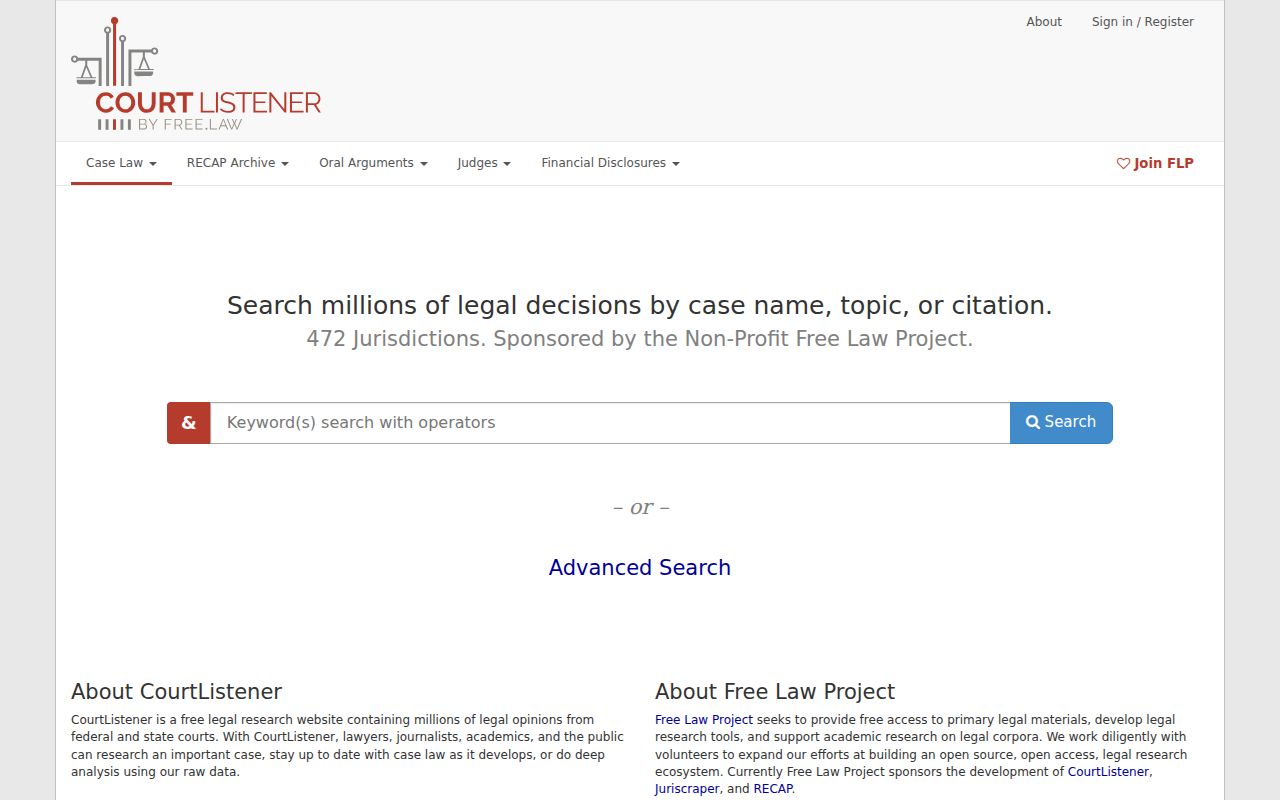 Madison Parish case search reference for CourtListener and RECAP federal docket access