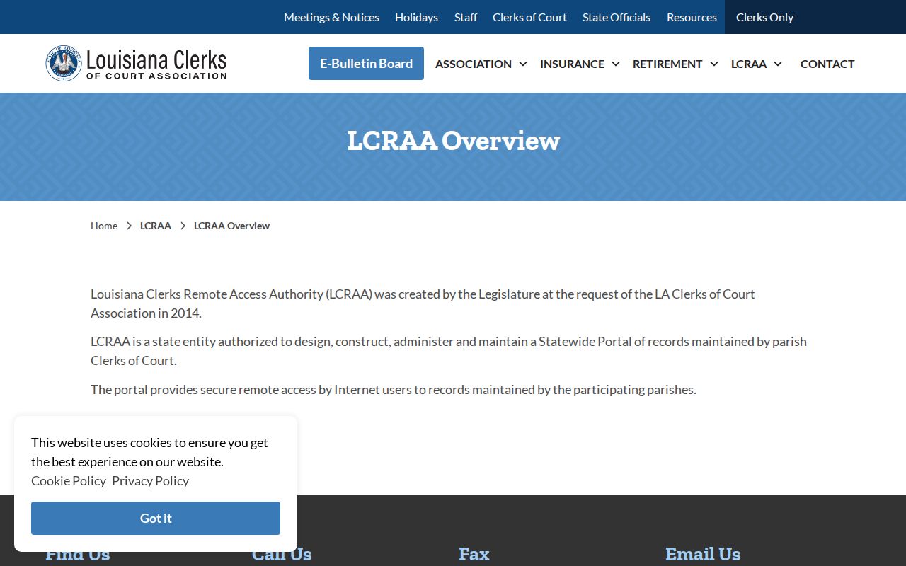 Madison Parish criminal docket LCRAA public access overview