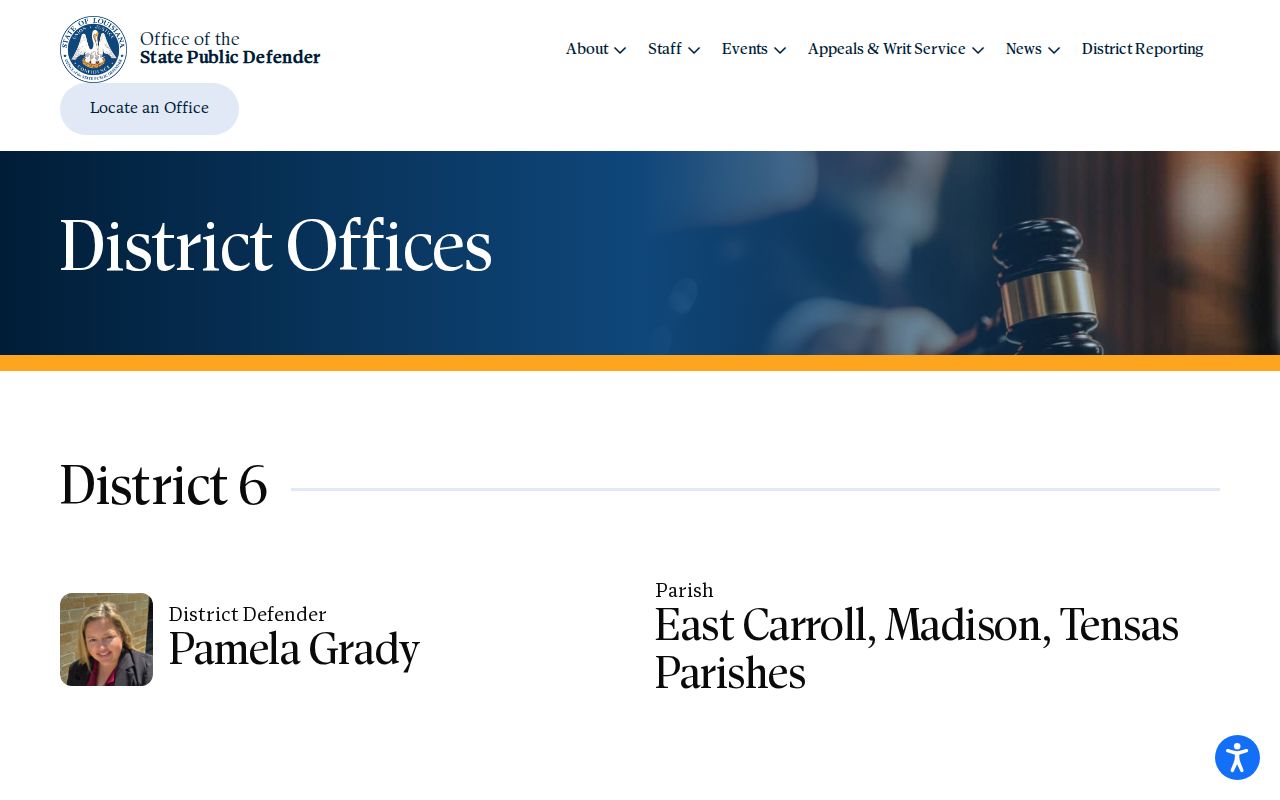 Tallulah court docket district office information for Madison Parish court services